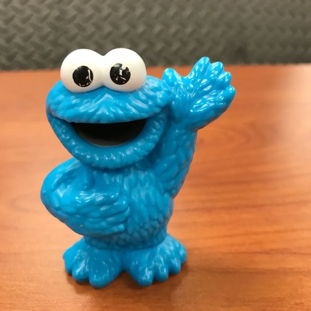 2 Hasbro 2013 Elmo and 1 Cookie‎ Monster cake toppers